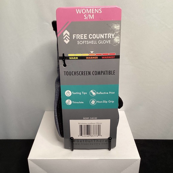 Free Country Softshell touch screen compatible Glove - Picture 4 of 4